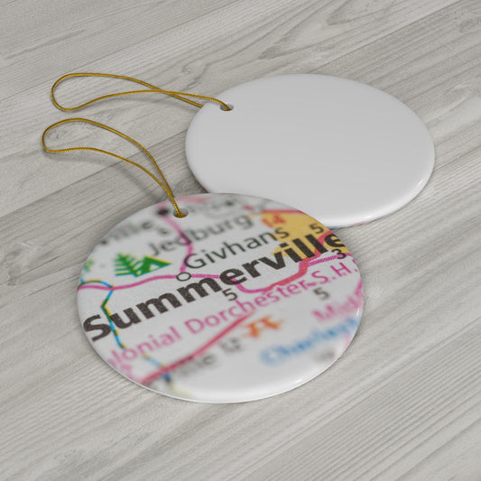 Summerville Ceramic Ornament, 1-Pack