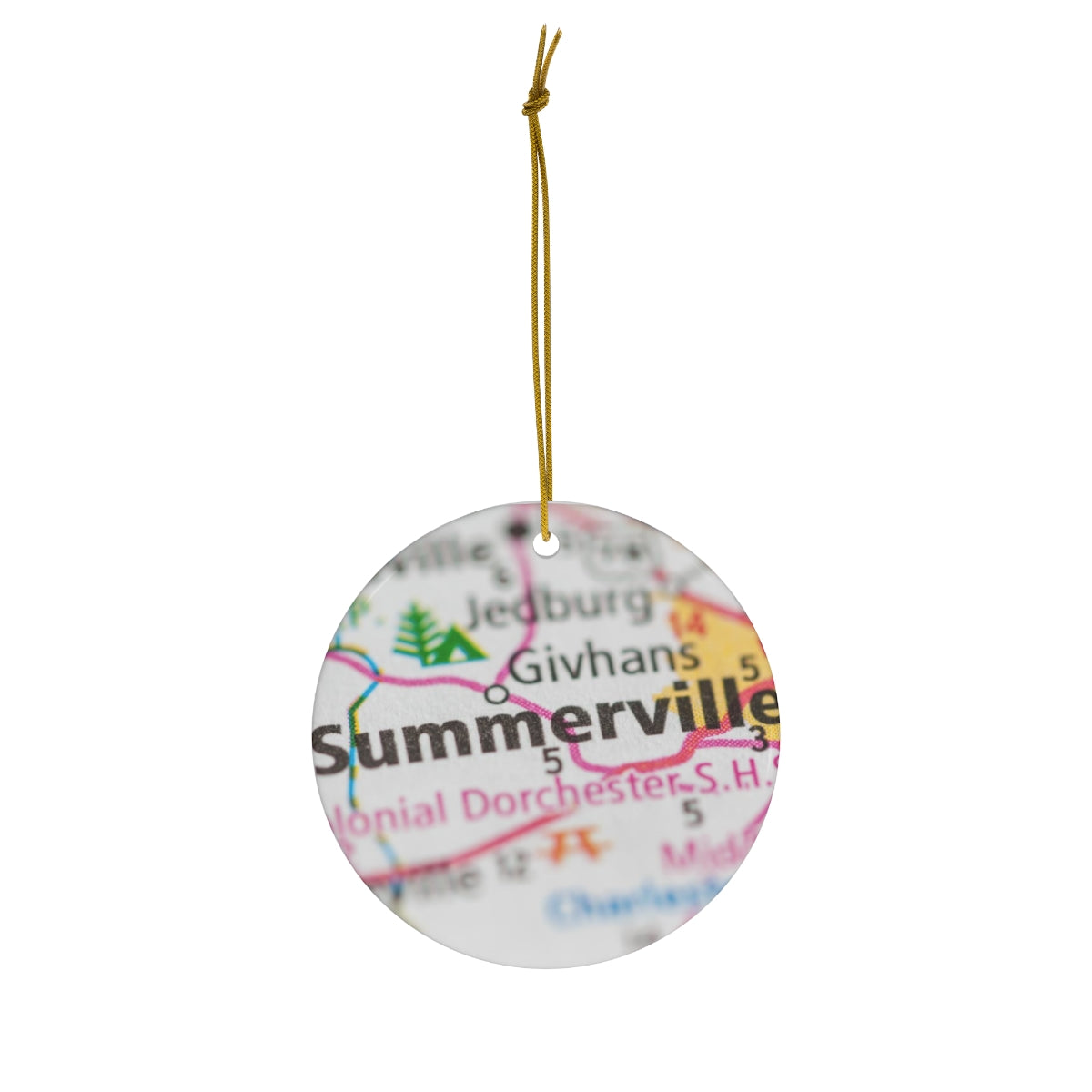 Summerville Ceramic Ornament, 1-Pack